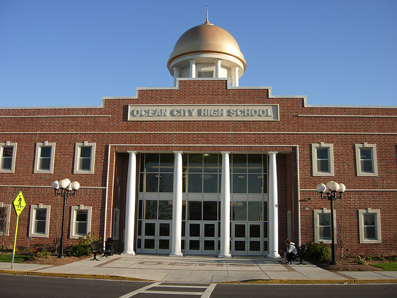 ocean city new jersey high school where students are conducting audits of water use to help save water